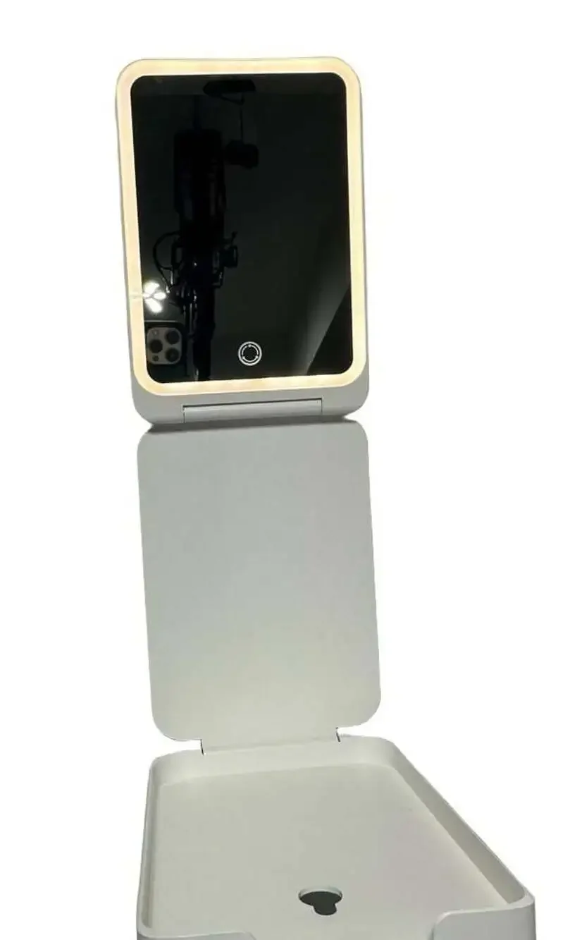 Fancii Aura Lighted Vanity Makeup Mirror with 3 Light Settings - White